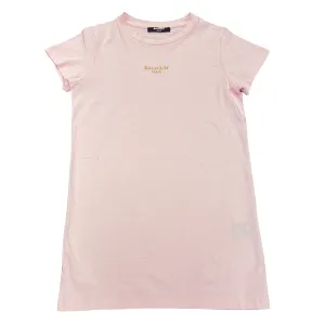 Balmain Pink T-Shirt Dress