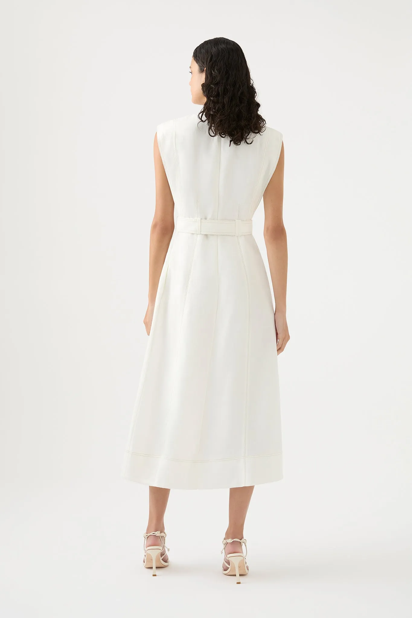 Beacon Structured Midi Dress