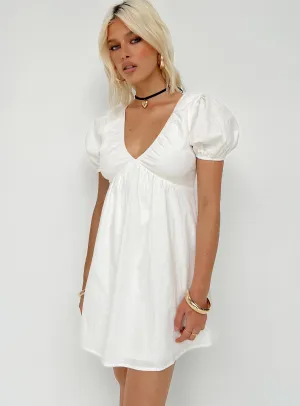 Bevin Mini Dress White