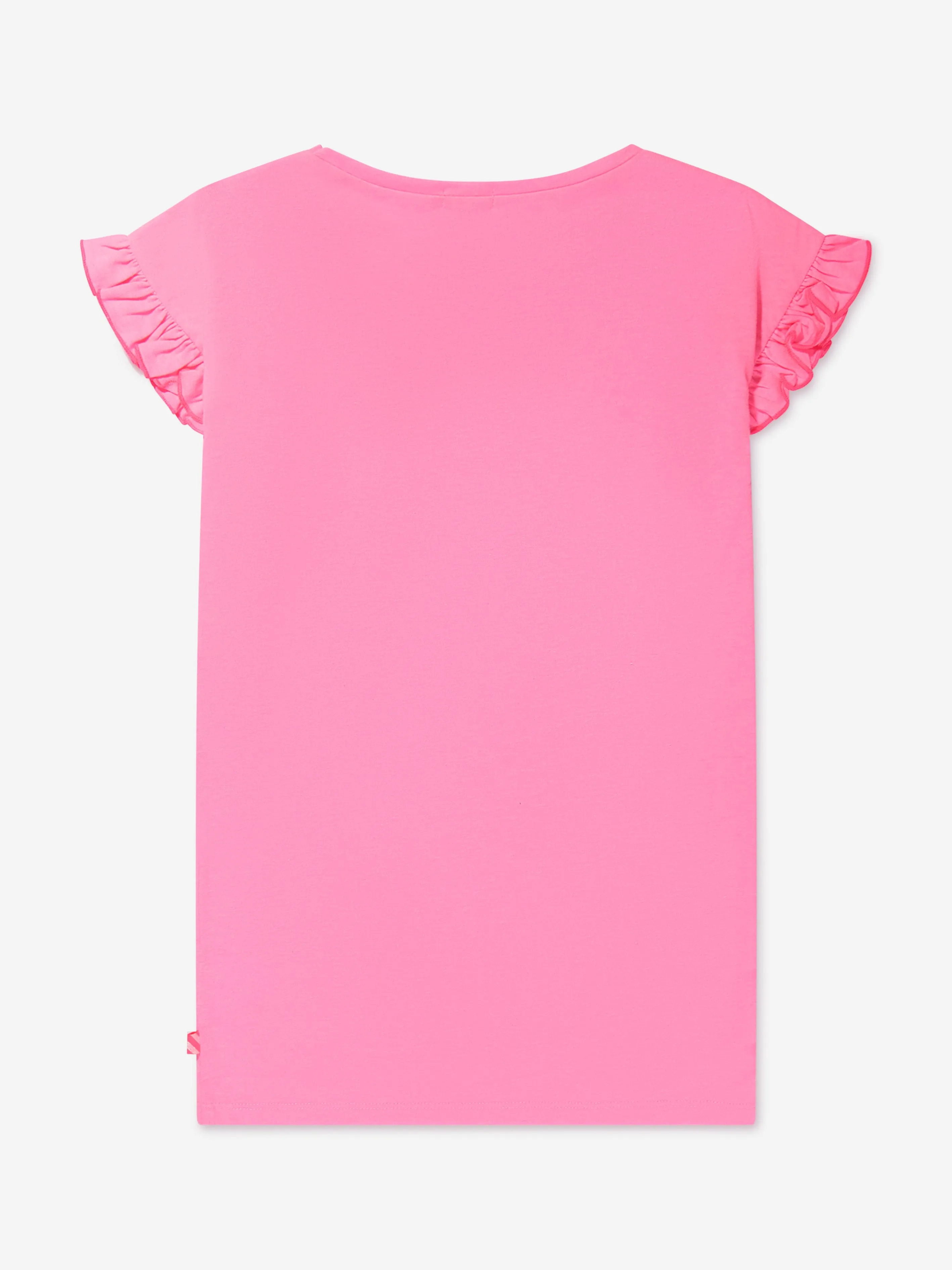 Billieblush Girls Butterfly T-Shirt Dress in Pink