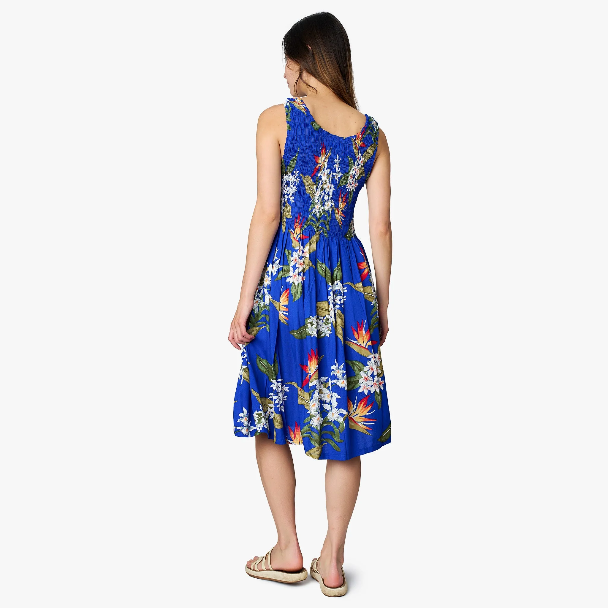 Bird of Paradise Smock Short Dress