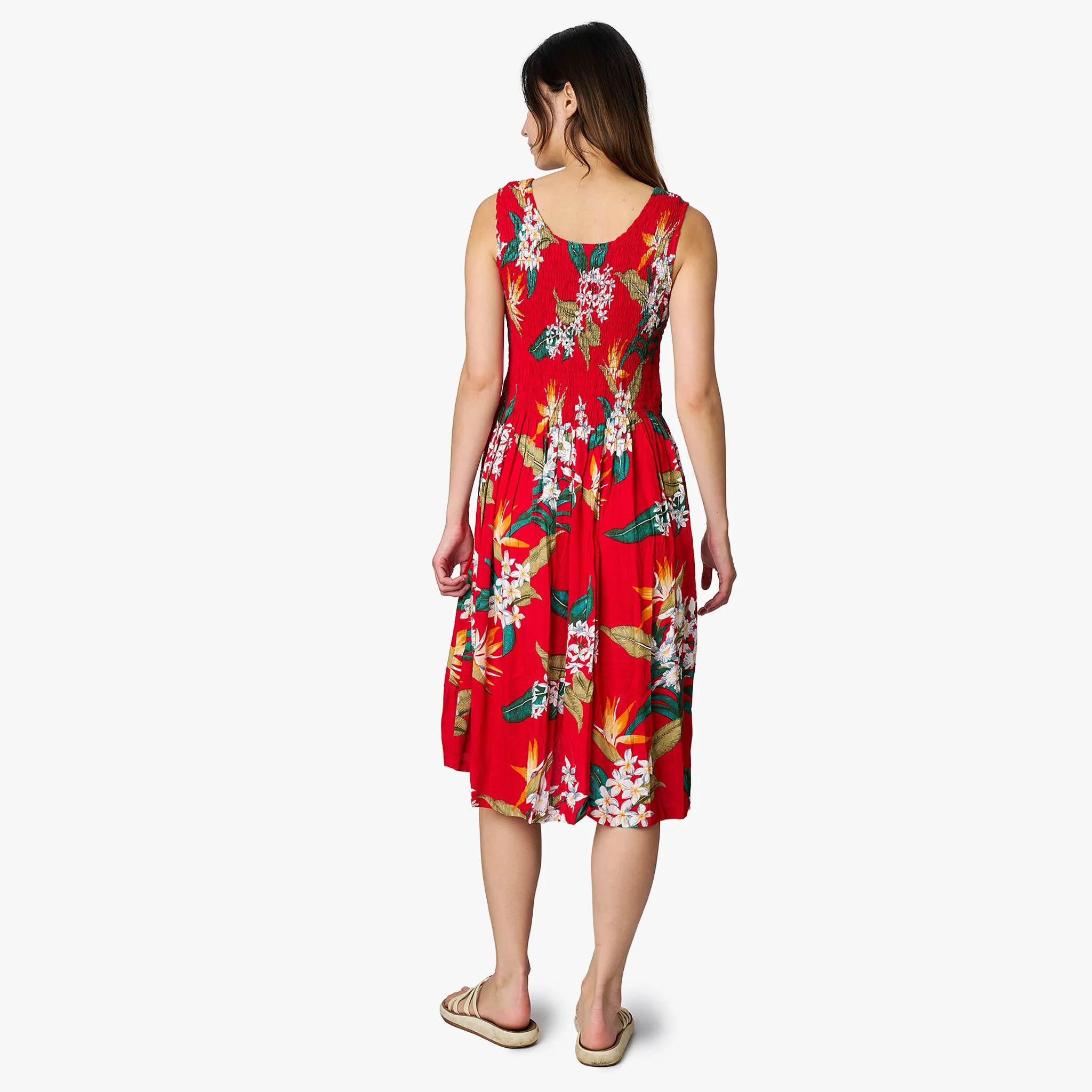 Bird of Paradise Smock Short Dress