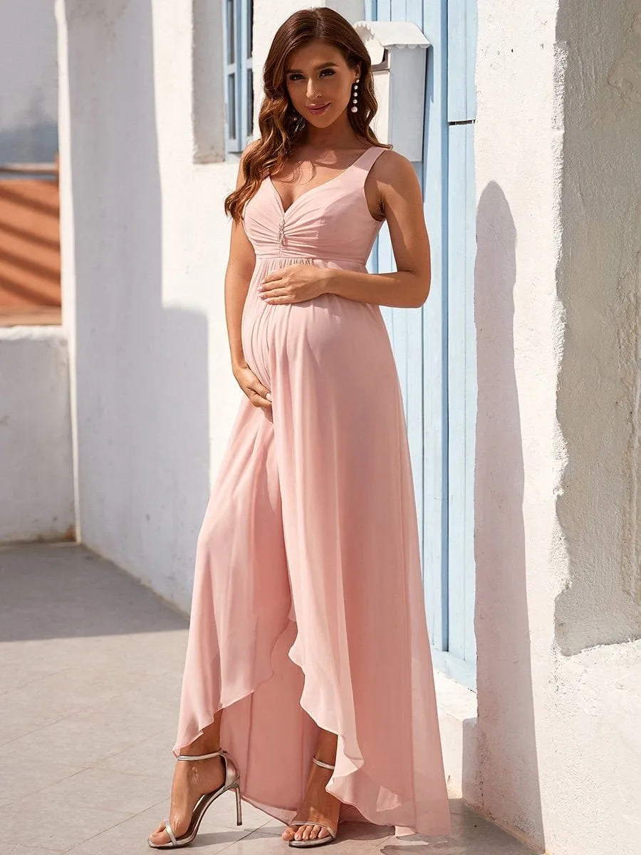 Boho Maternity Maxi Dress