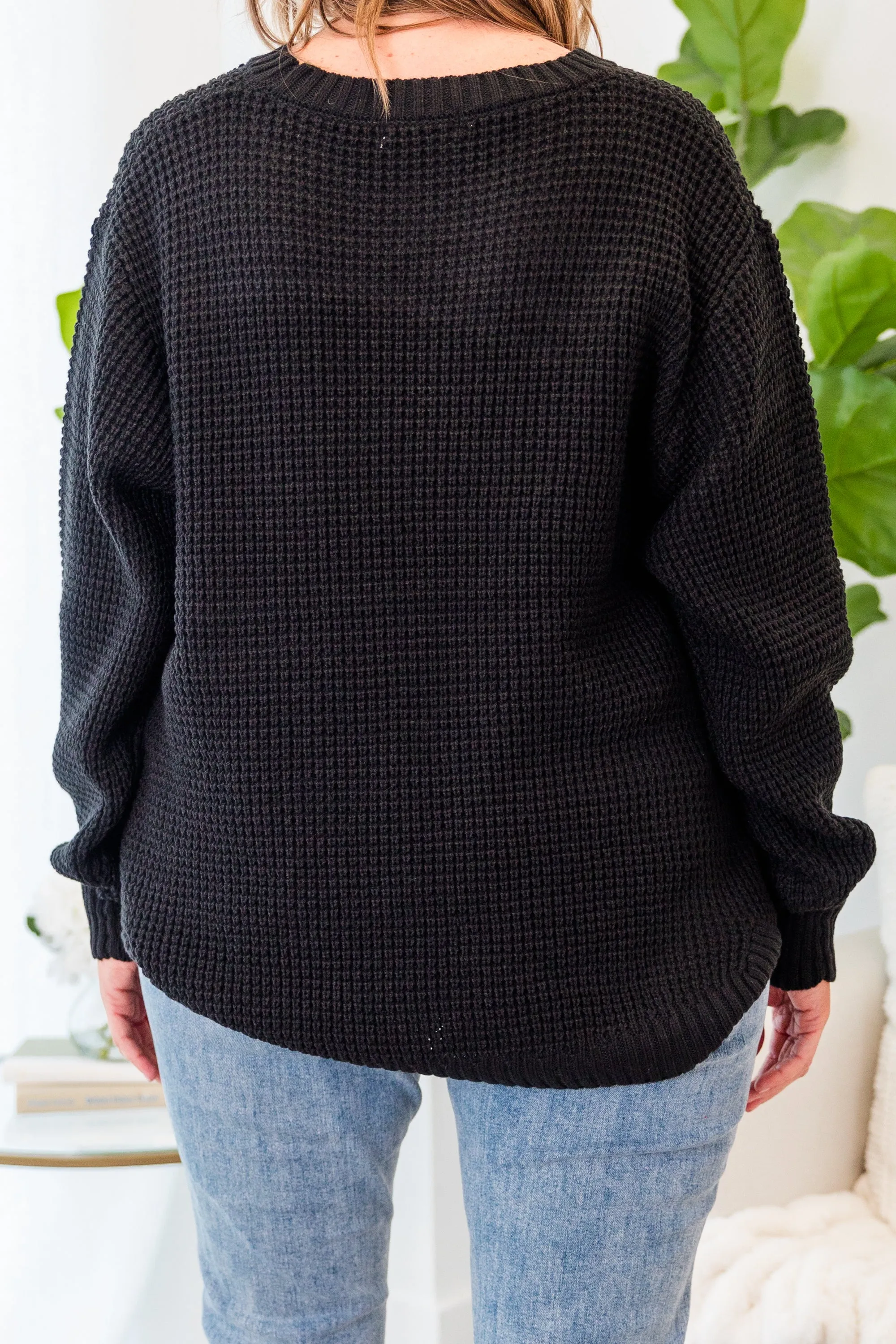 Breezy Weather Sweater, Black