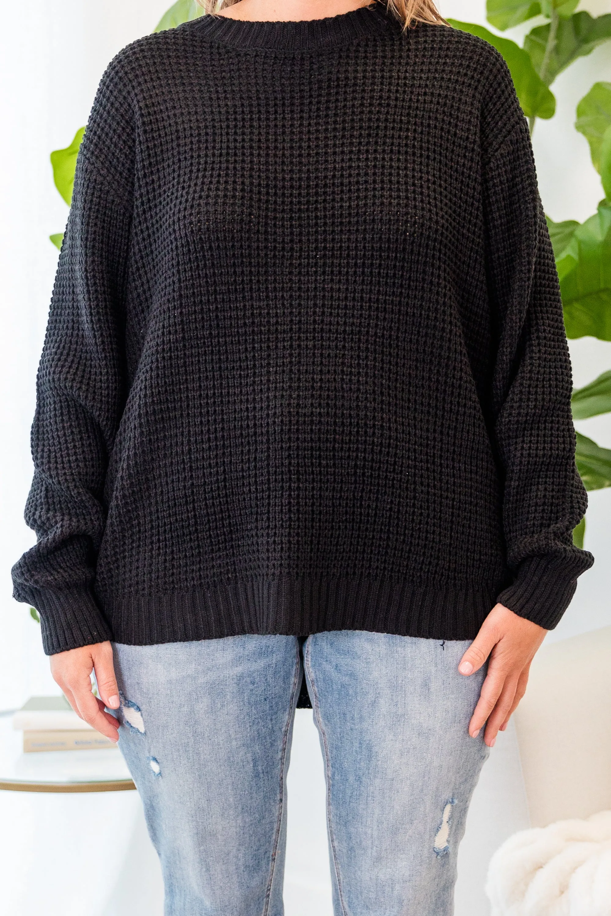 Breezy Weather Sweater, Black