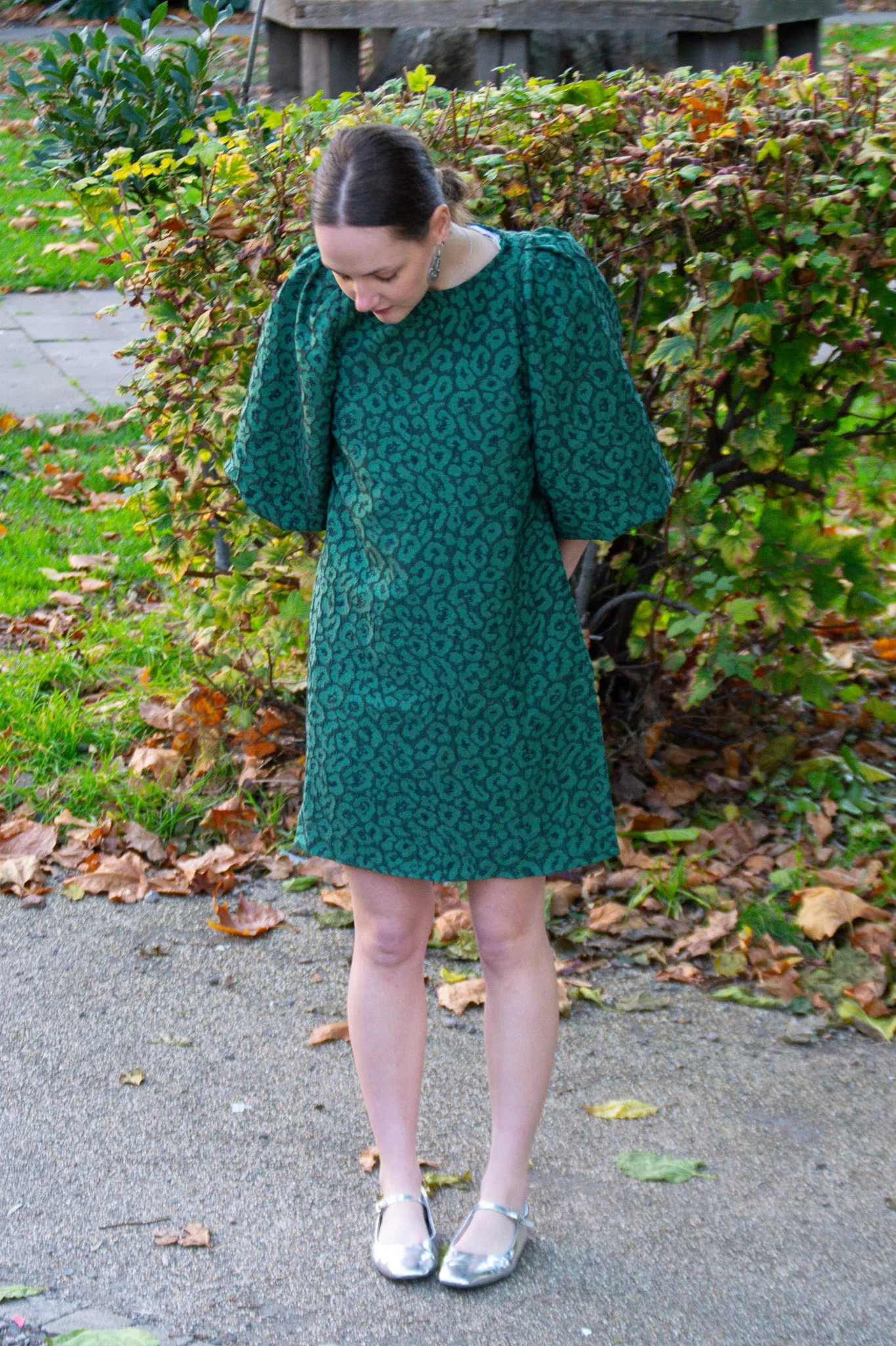 By-Bar Zasu Green Panter Dress