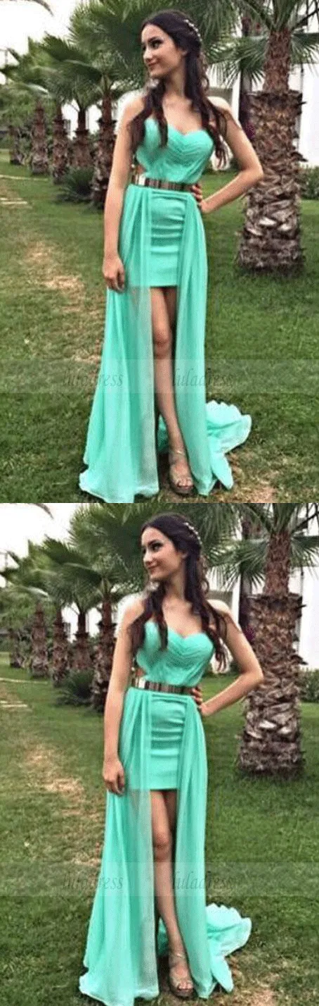 Charming Prom Dress, Chiffon Long Prom Dresses, Sexy Sleeveless Evening Dress