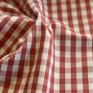 Clay/White | 1/4" Check Shirting - SKU 7086A #S191