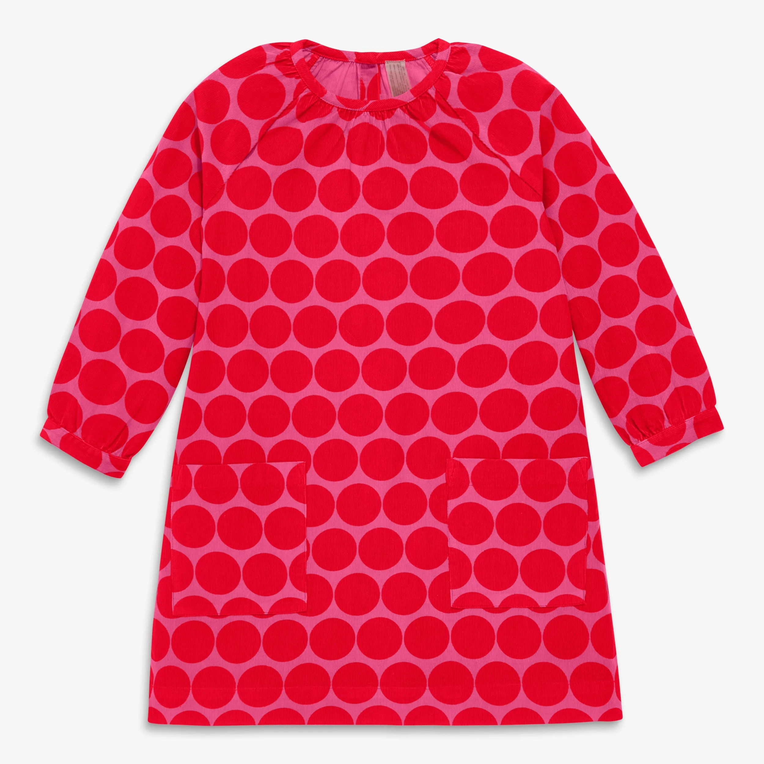 Clearance corduroy dress in cutout dot