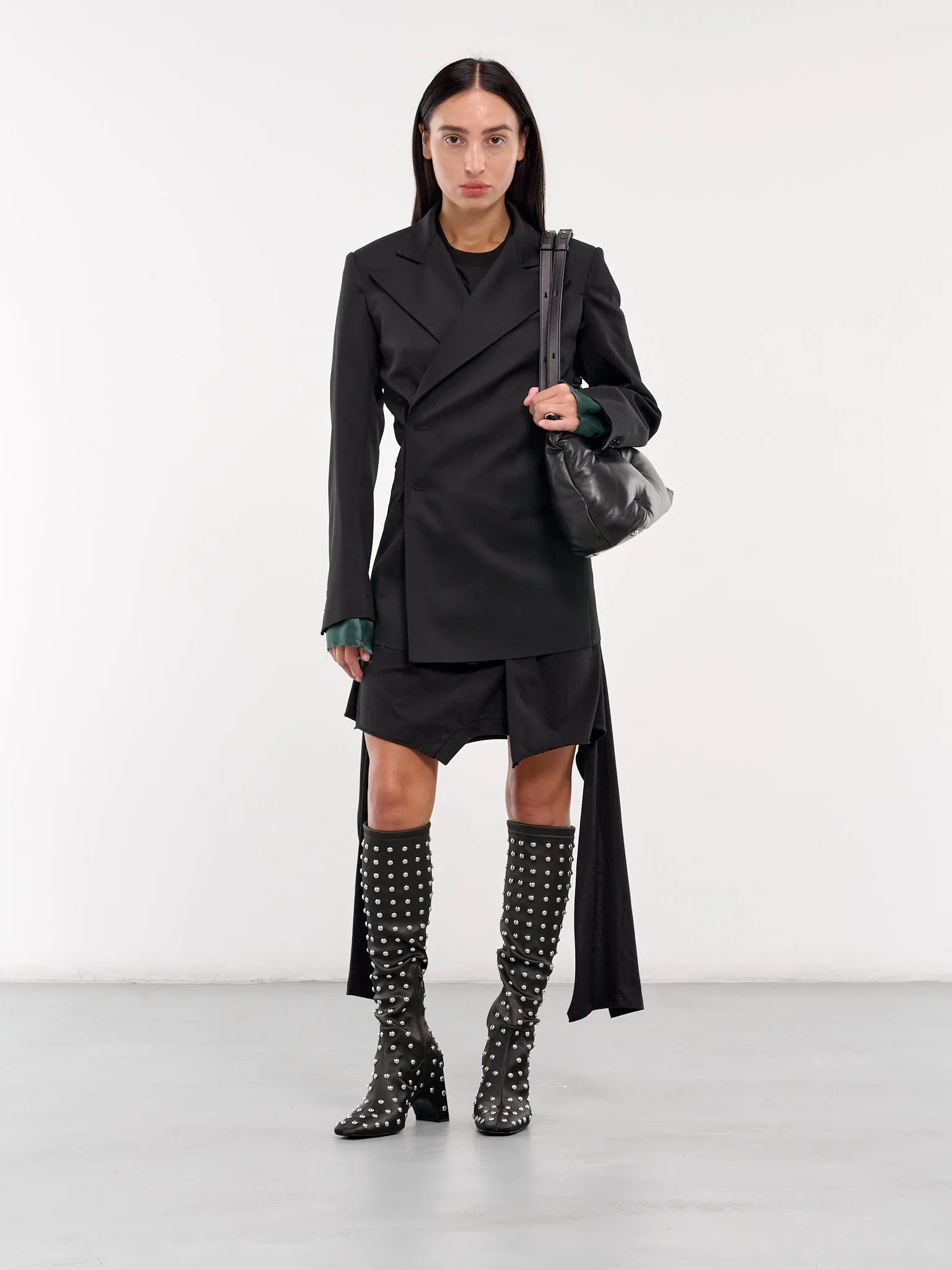 Deconstructed T-Shirt Dress (S52DA0035-S24312-BLACK)