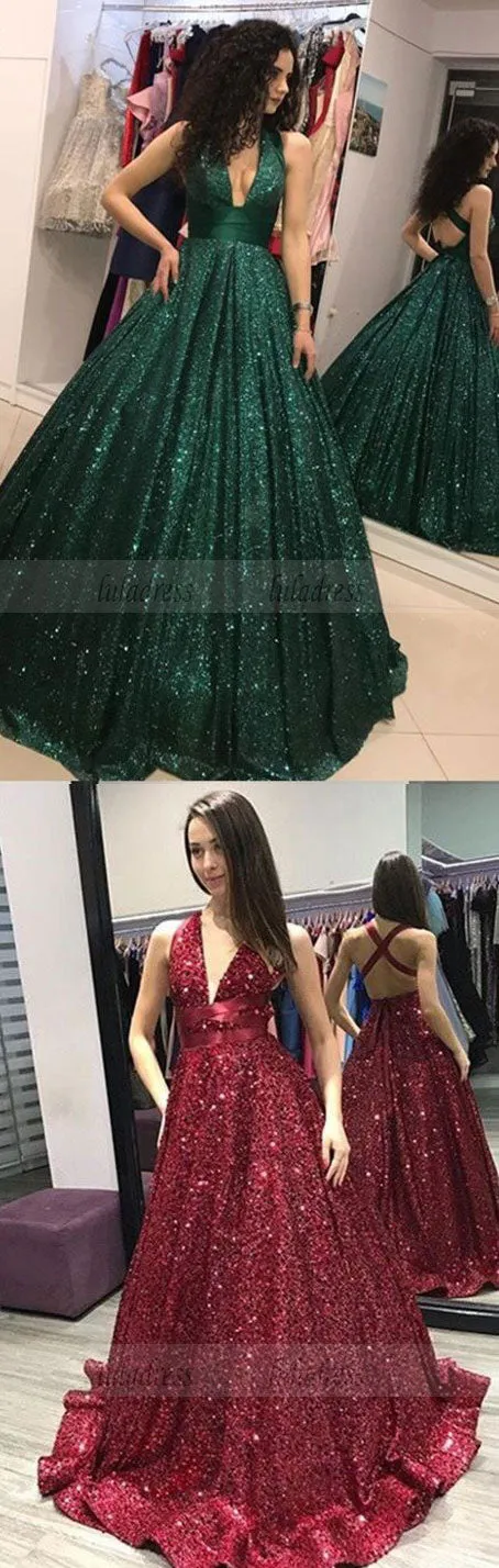 fashion criss cross back prom party gowns