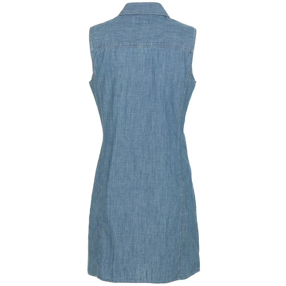 Fred Mello Sleeveless Denim Delight Dress