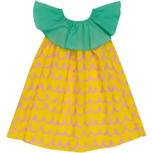 Girls Pineapple Cotton Dress