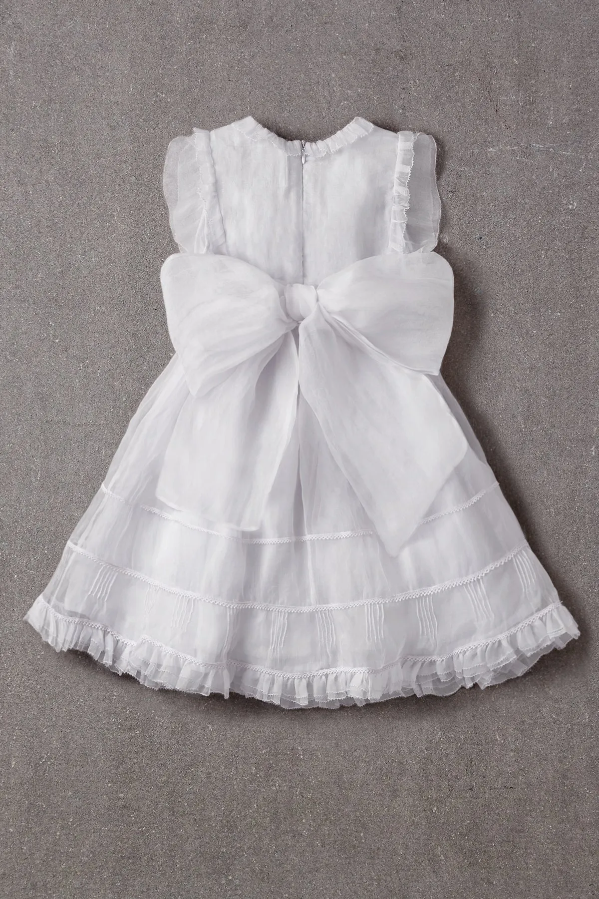 Girls White Dress Nellystella Flora - Star White