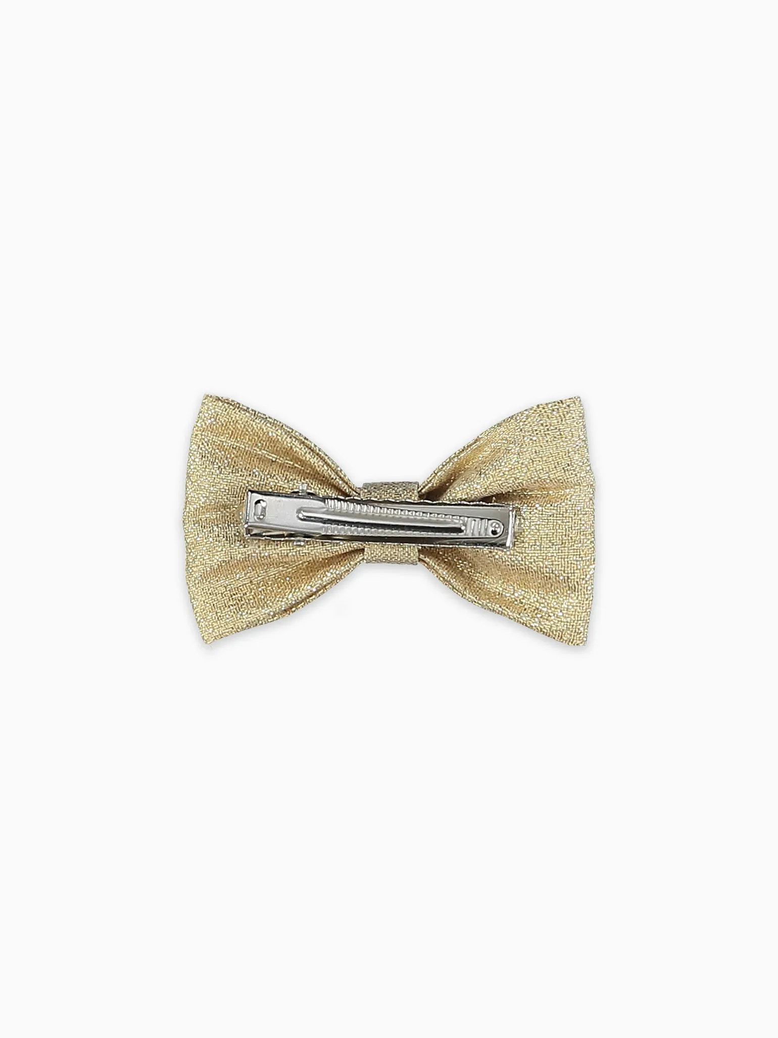 Gold Small Bow Girl Clip