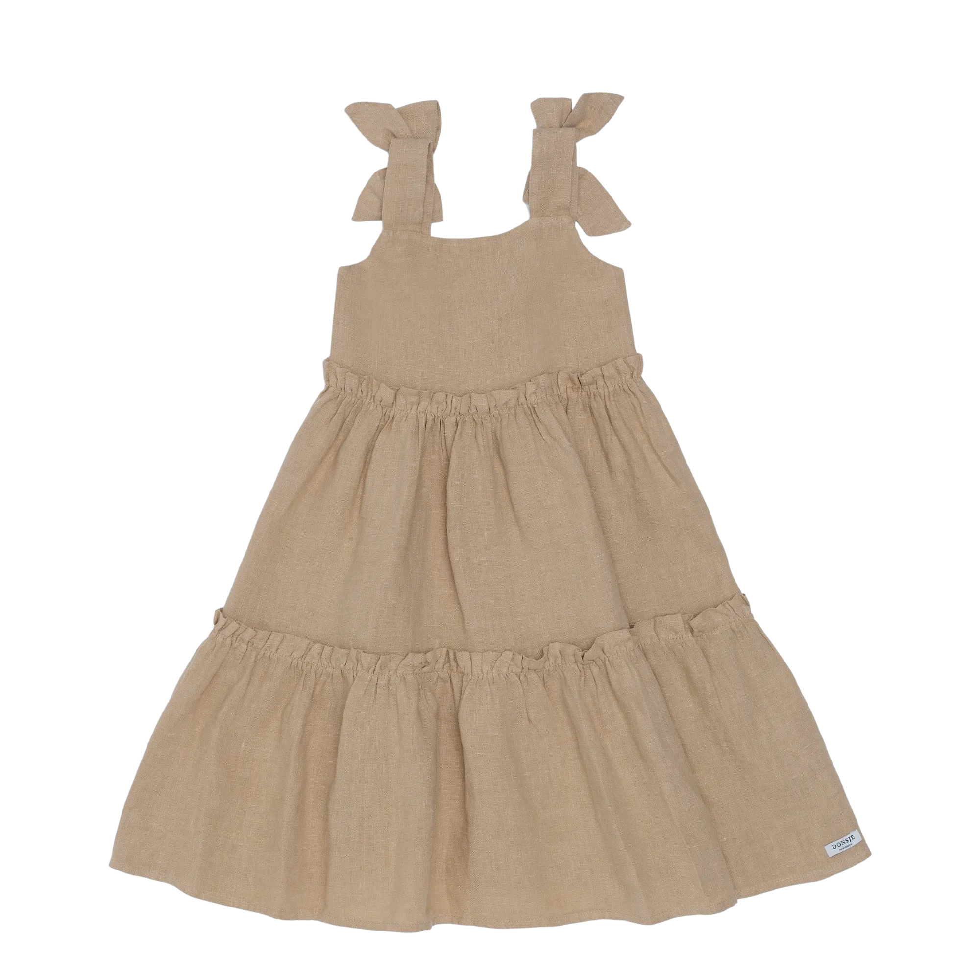 Janne Linen Dress | Latte