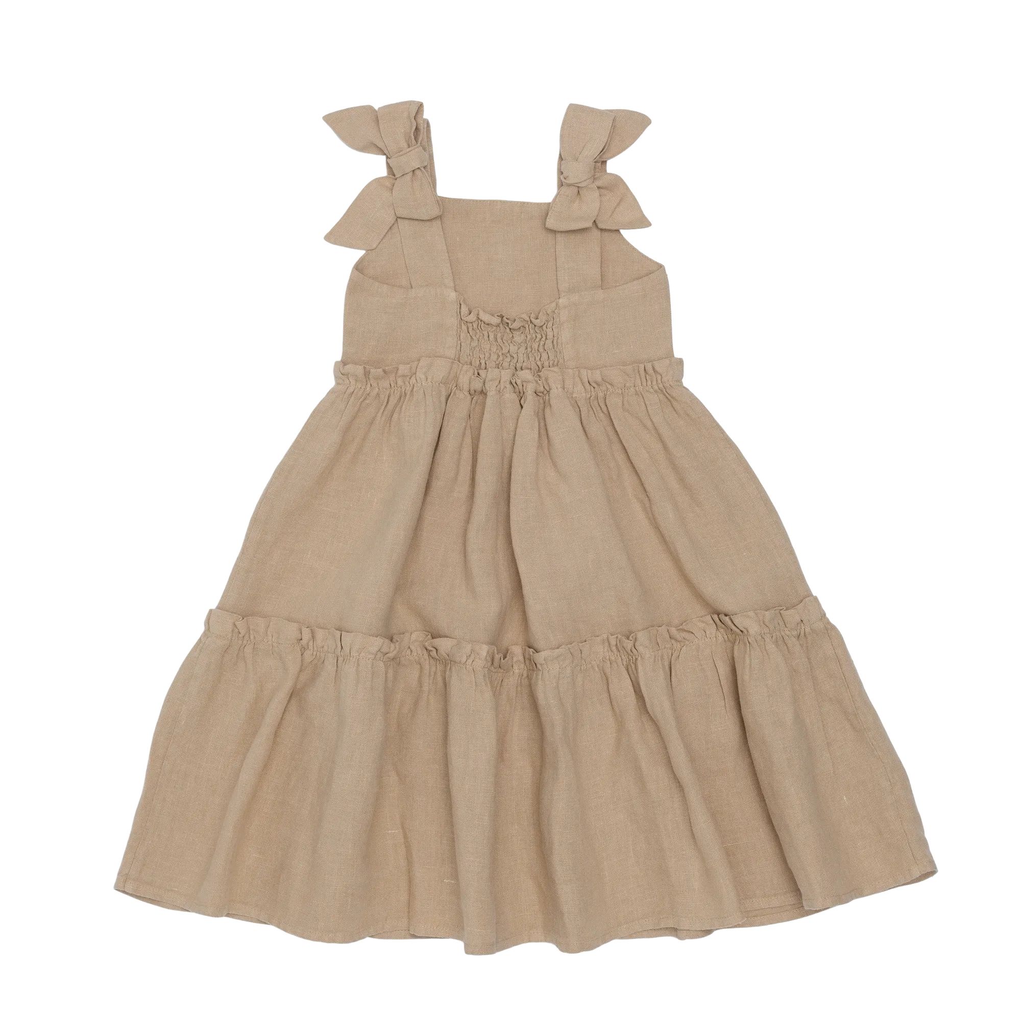 Janne Linen Dress | Latte