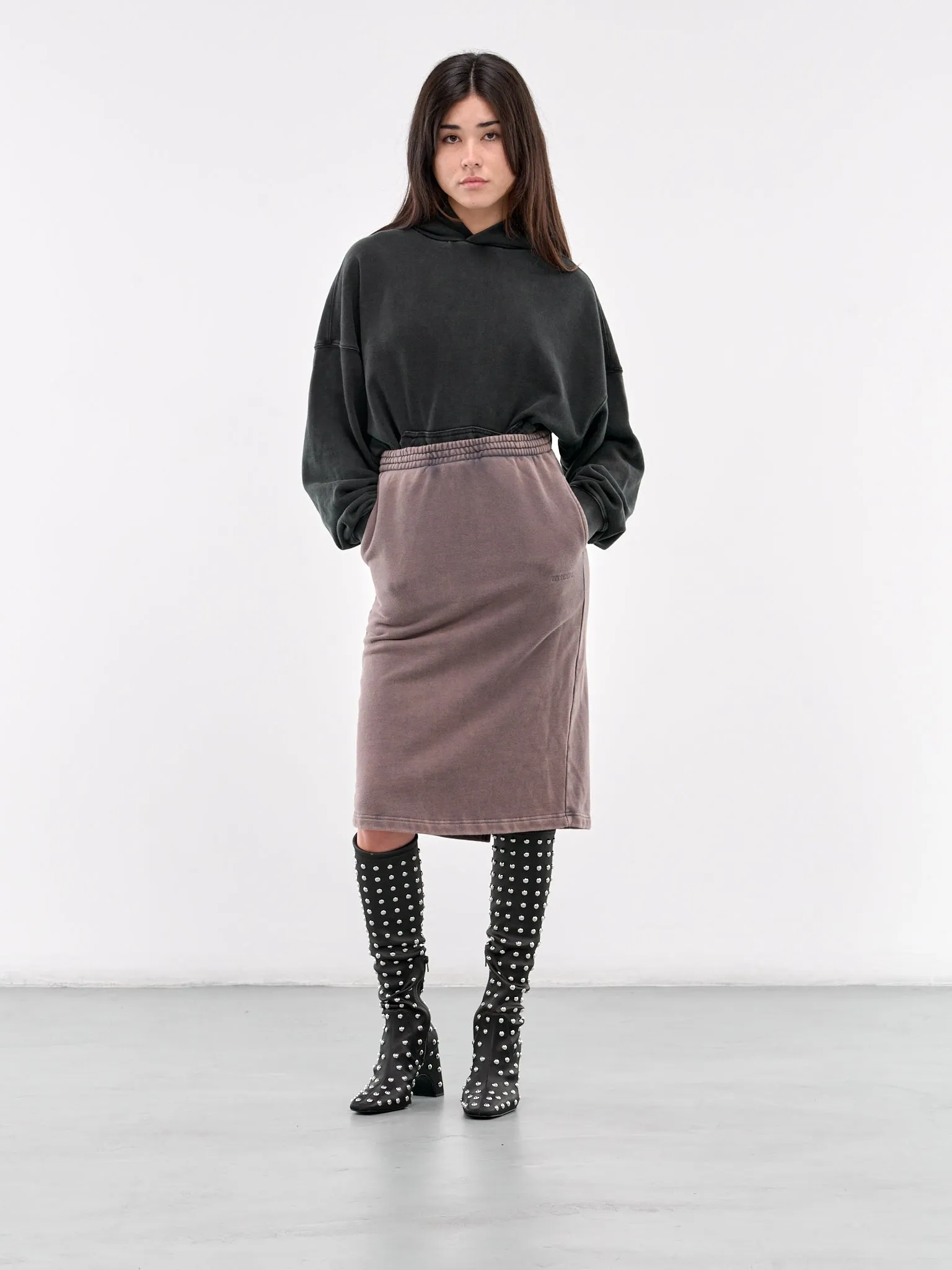 Layered Jersey Dress (TO3-24-851-W-BLACK)