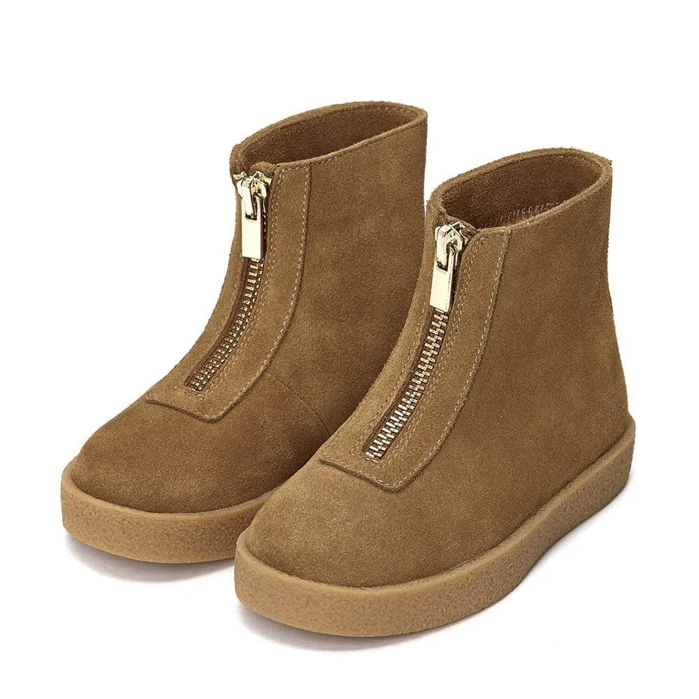 Leah Suede Camel