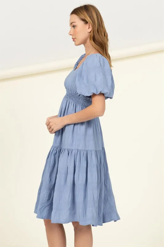 Love Again Tiered Midi Dress