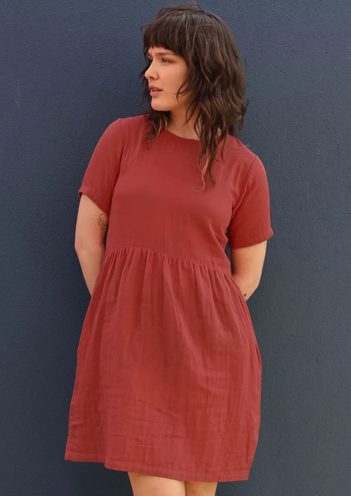 Mabel Dress Marsala