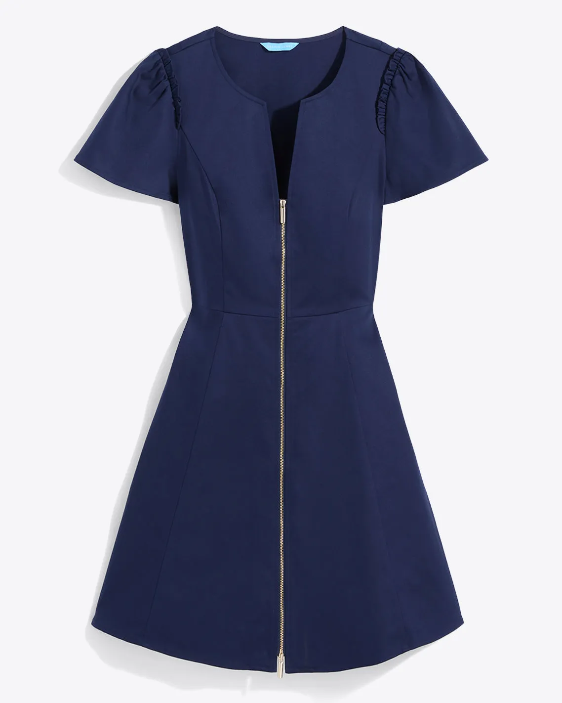 Mae Love Circle Dress in Navy