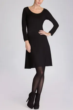 Matte Jersey Long Sleeve Dress