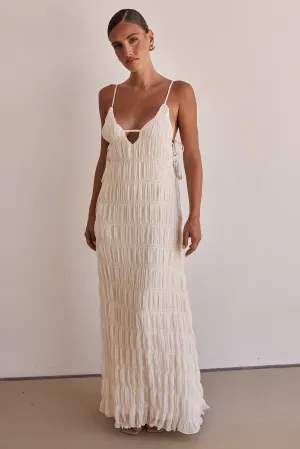 Mika Maxi Dress (Cream)