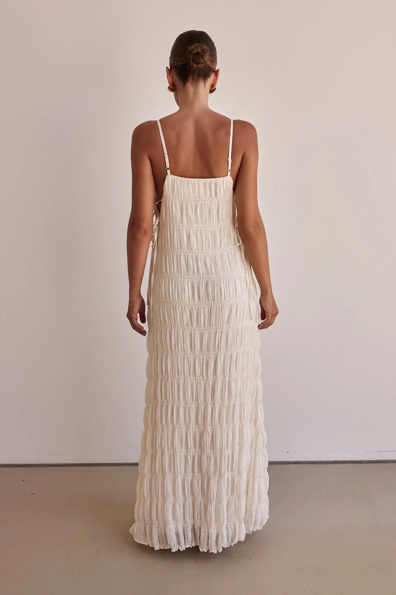 Mika Maxi Dress (Cream)