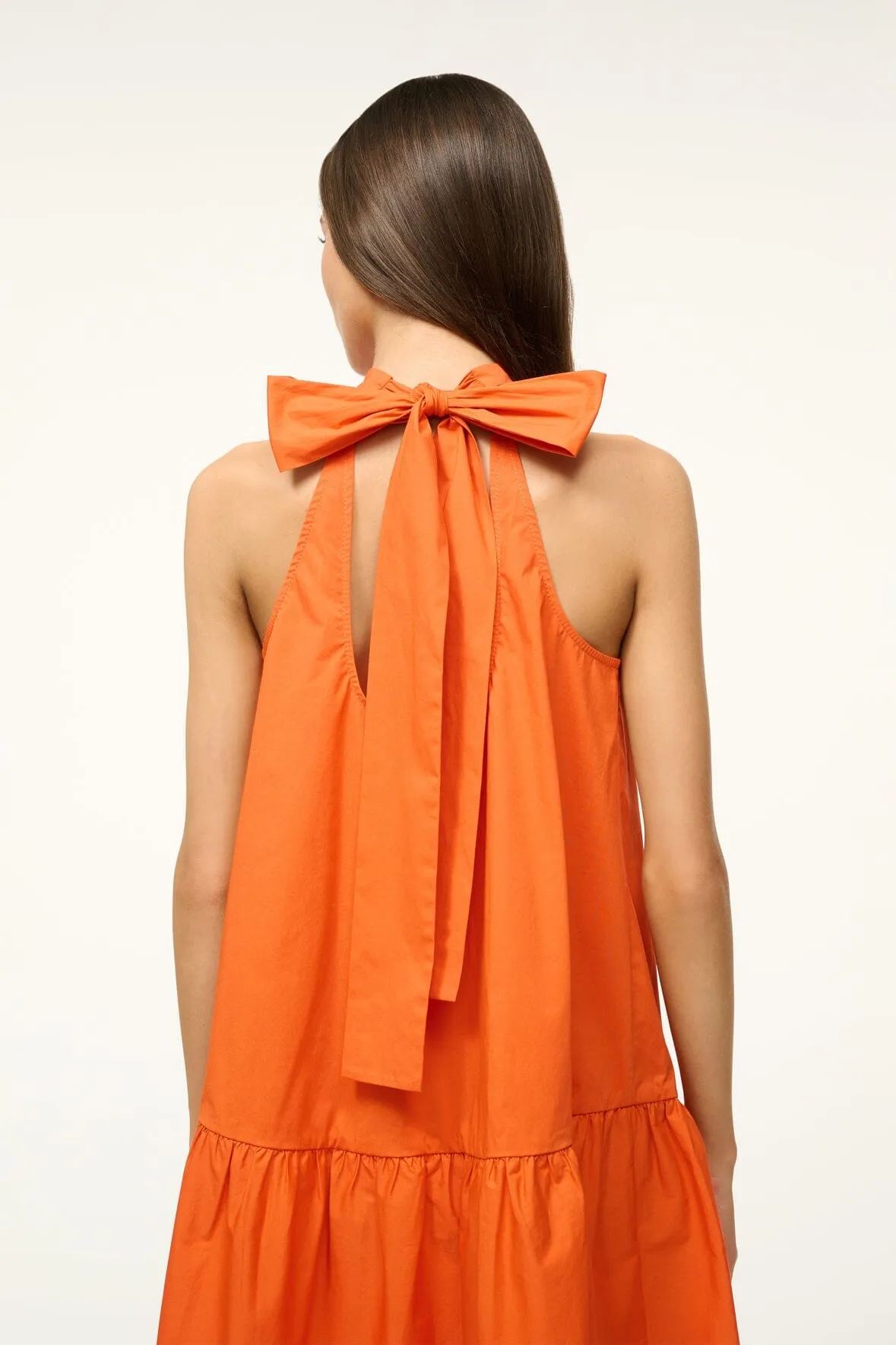 MINI MARLOWE DRESS | TANGERINE