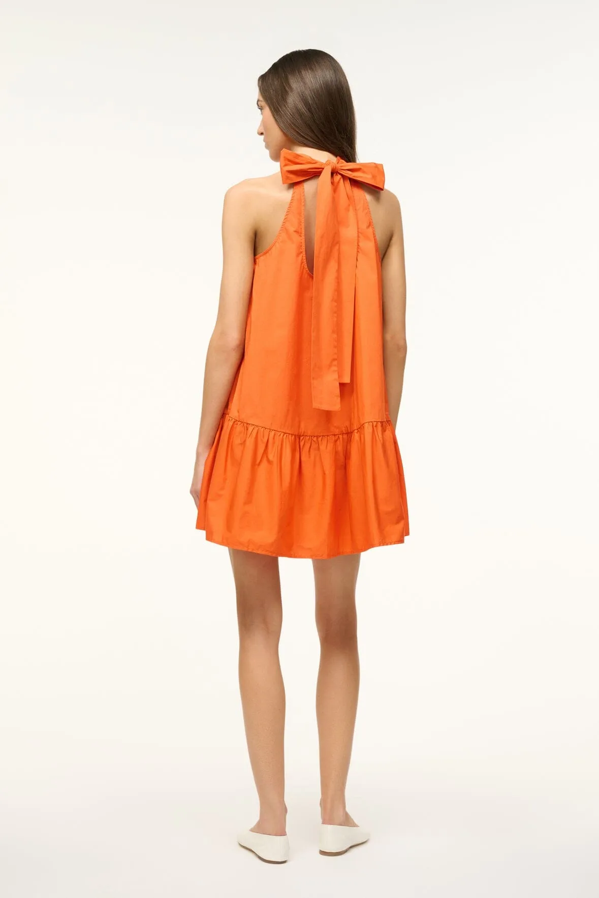 MINI MARLOWE DRESS | TANGERINE