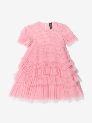 Needle & Thread Girls Valentine Ruffle Tulle Dress