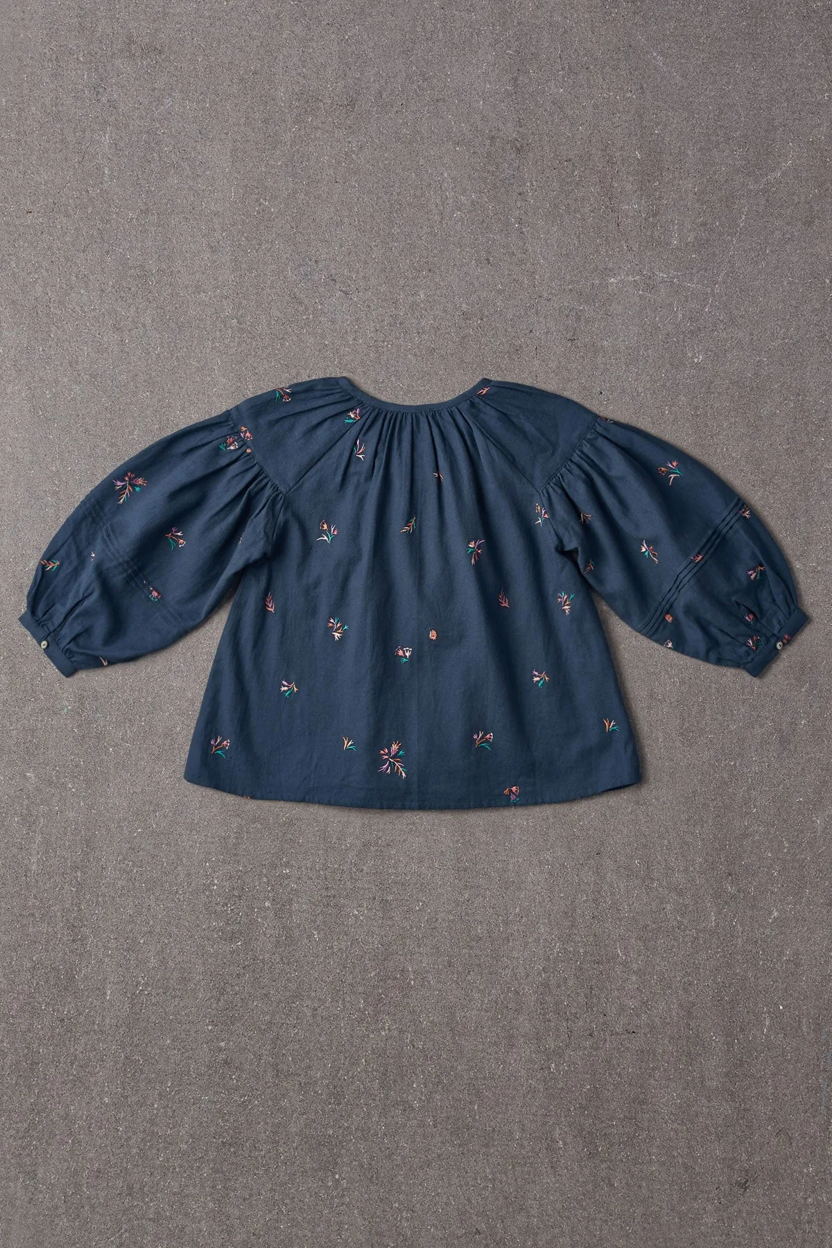 Nellystella Hellena Girls Blouse - Autumn Melody Embroidery