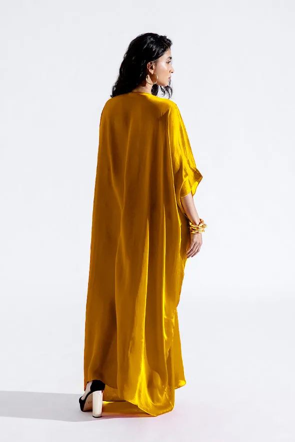 Regal Kaftan in Mustard