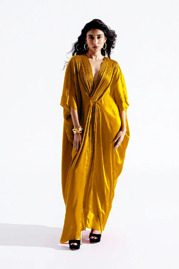 Regal Kaftan in Mustard