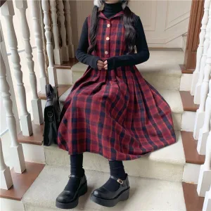 Retro Plaid Dress SD00255