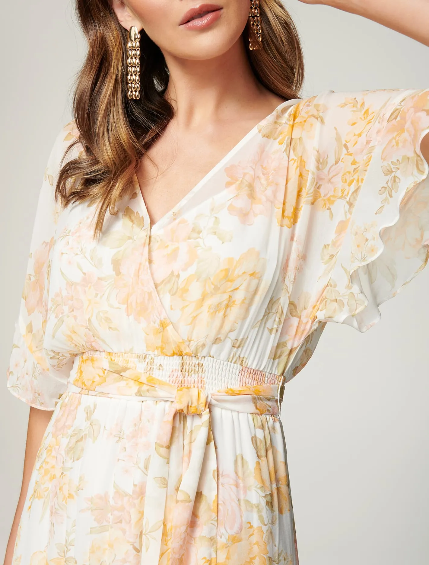 Rosemary Ruffle Midi Dress