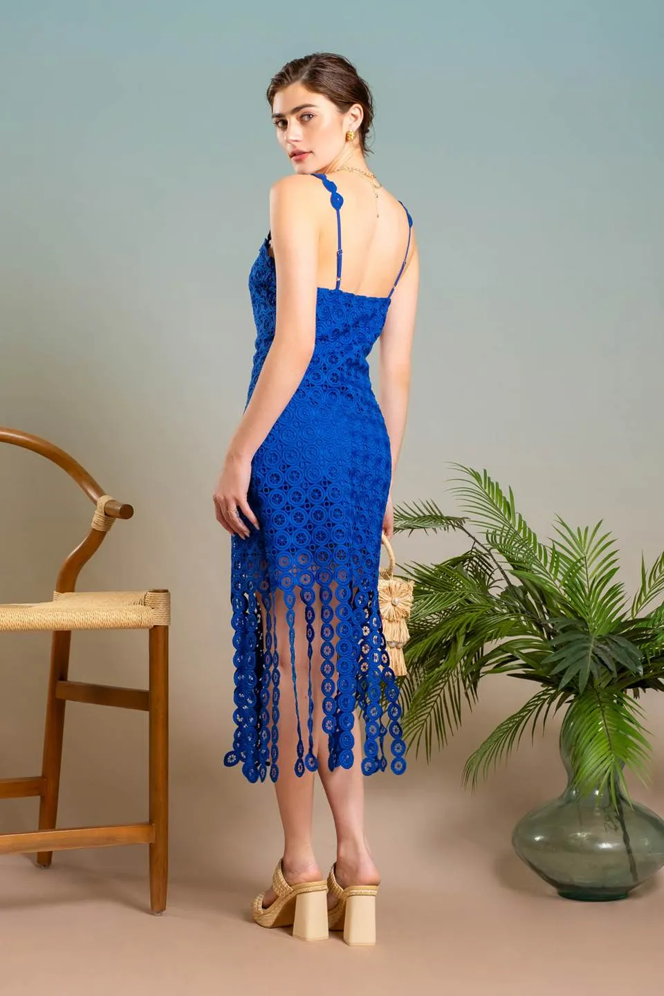 Rosie Lace Fringe Dress