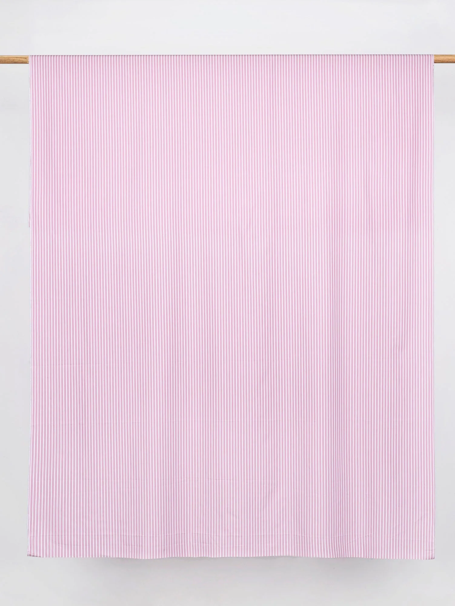 Stripe Cotton Poplin Shirting - Pink   White