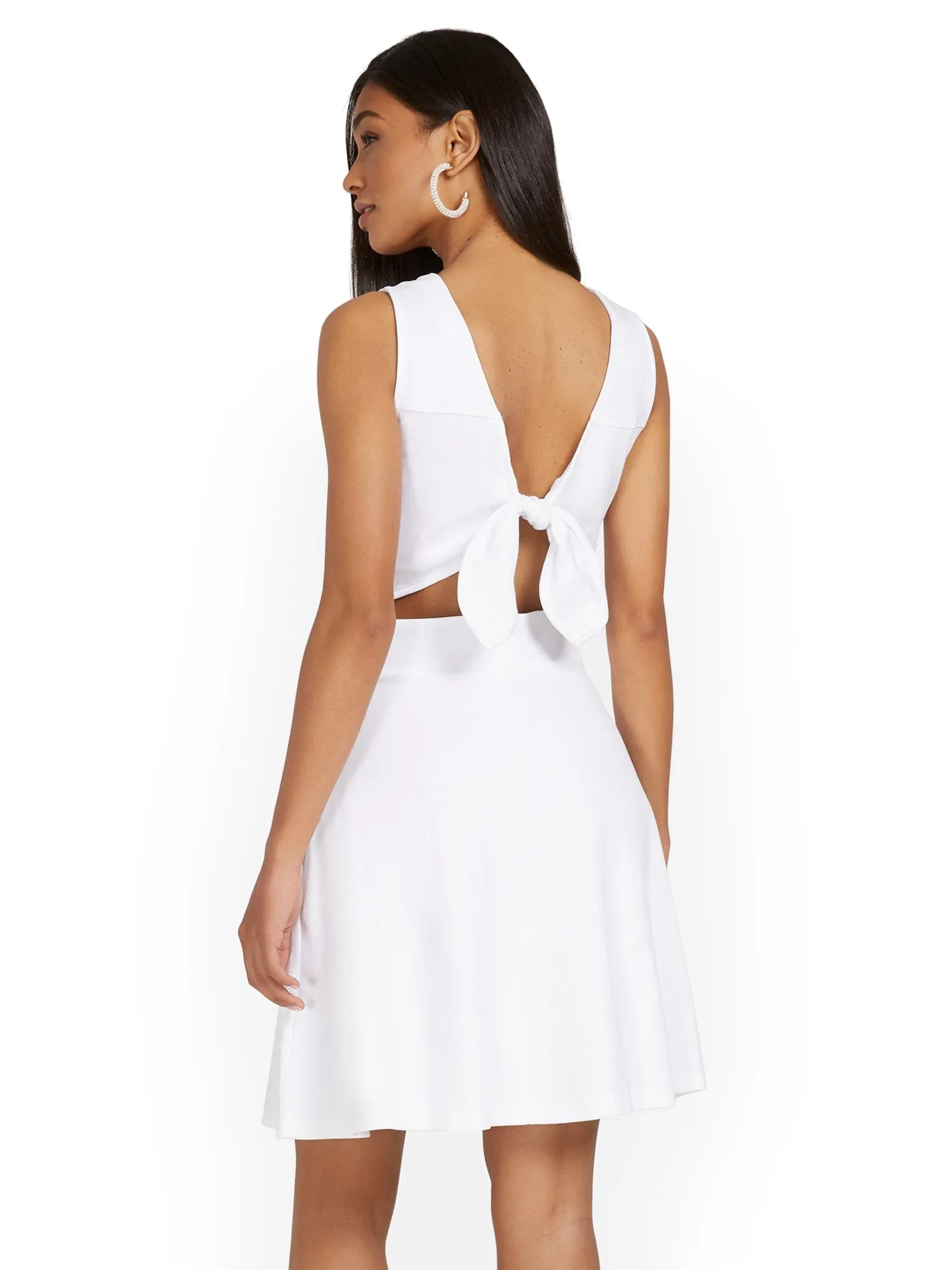 Tall Tie-Back Dress - City Knits