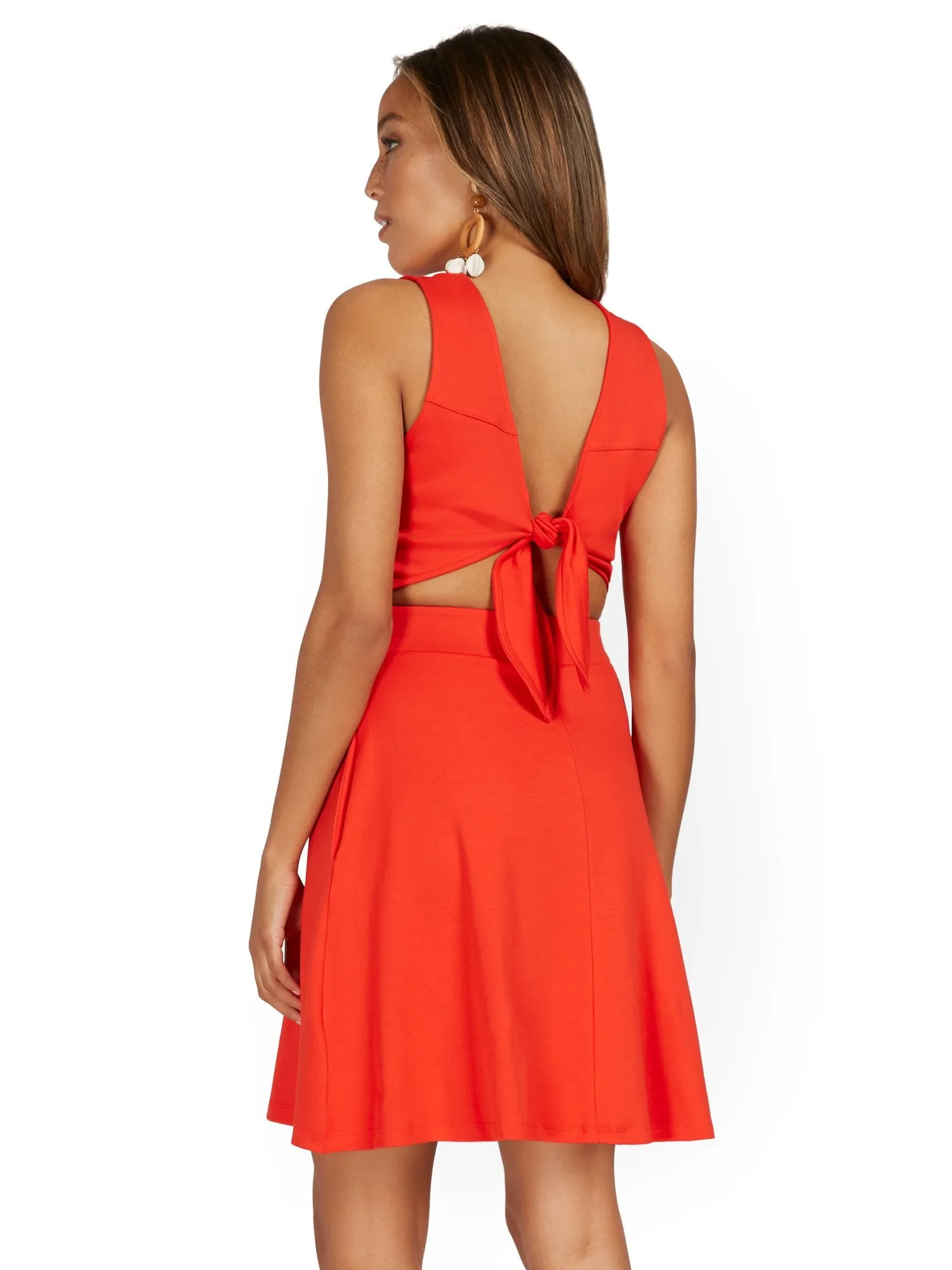 Tall Tie-Back Dress - City Knits