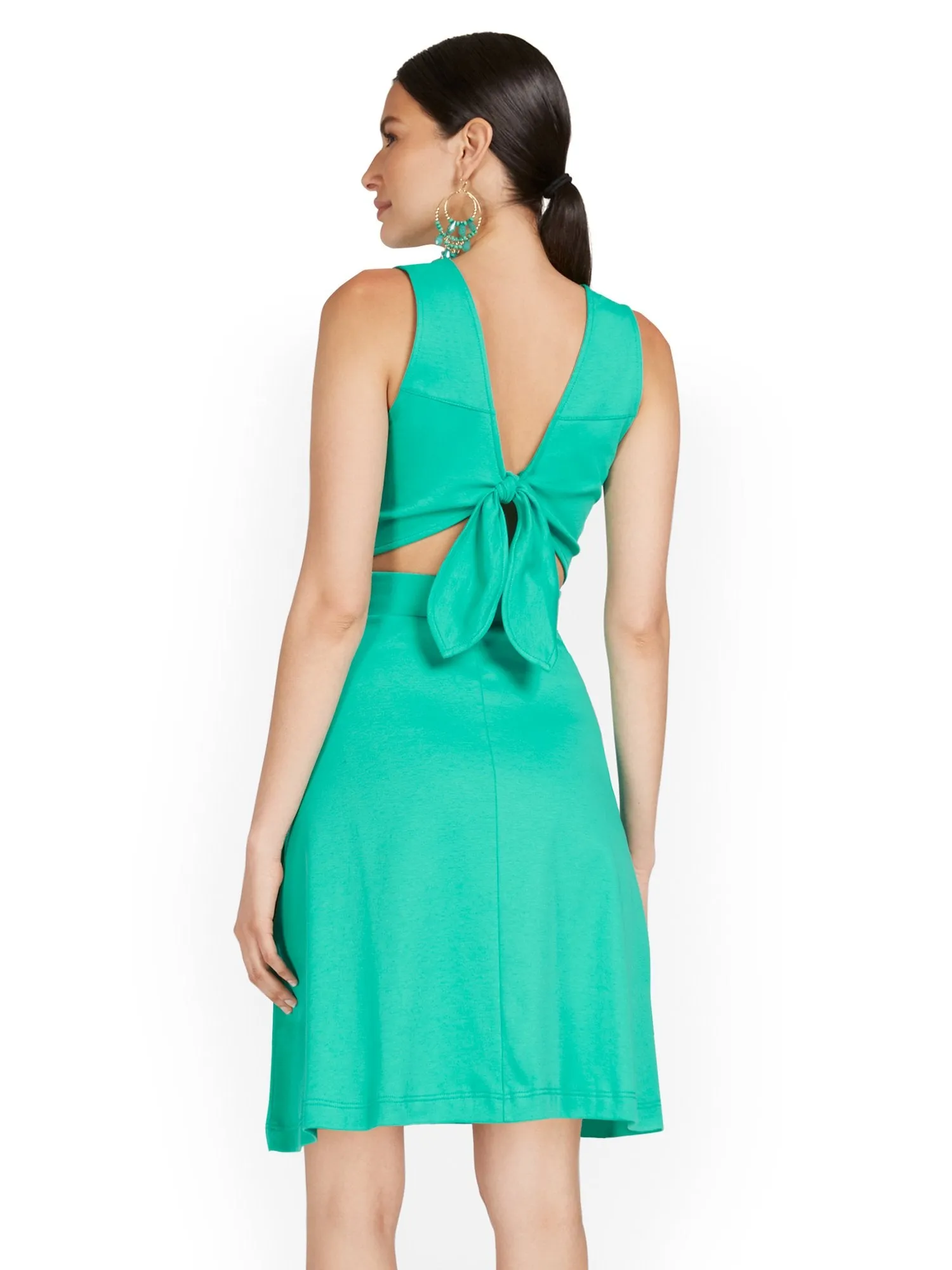 Tall Tie-Back Dress - City Knits