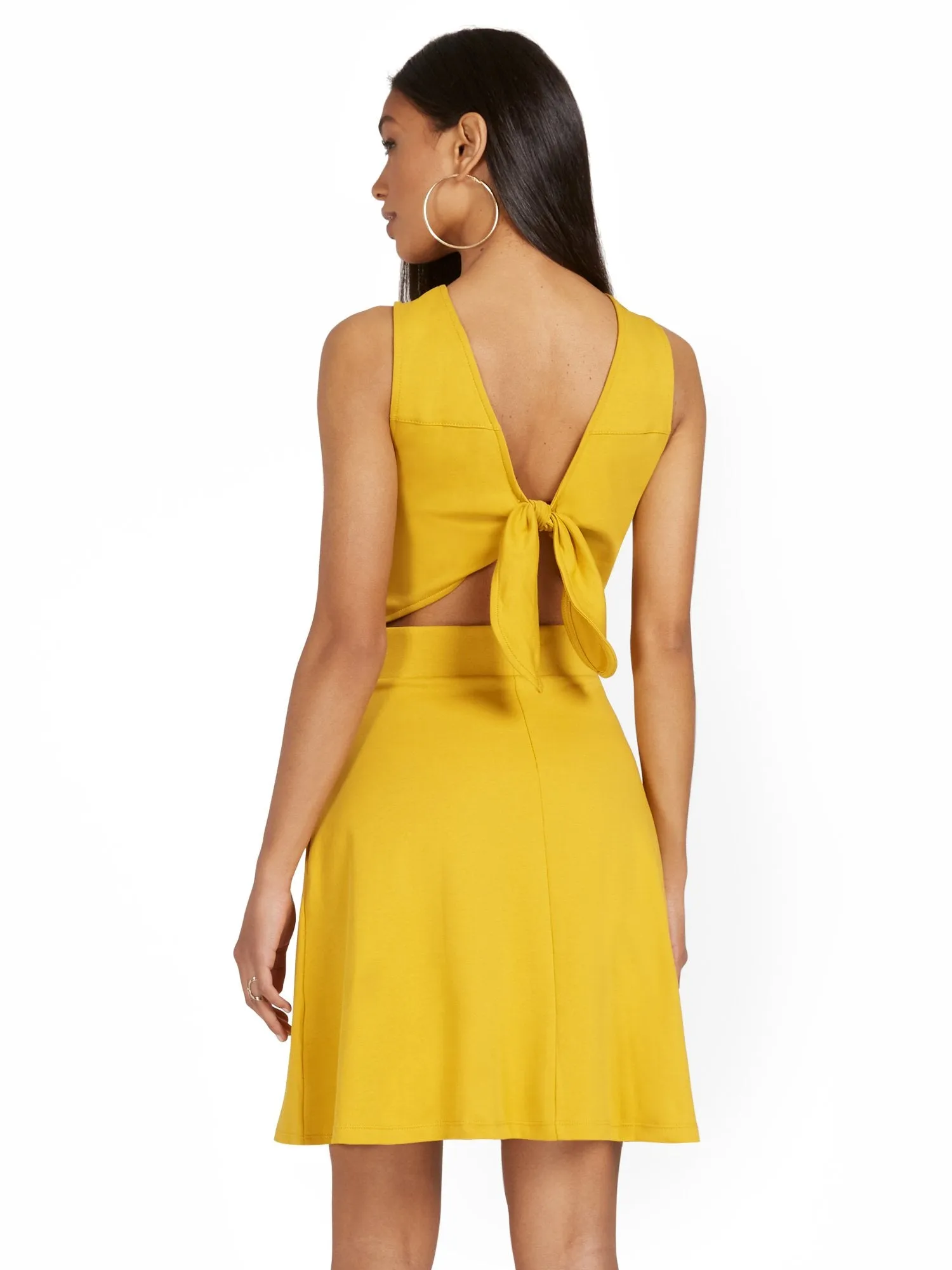 Tall Tie-Back Dress - City Knits