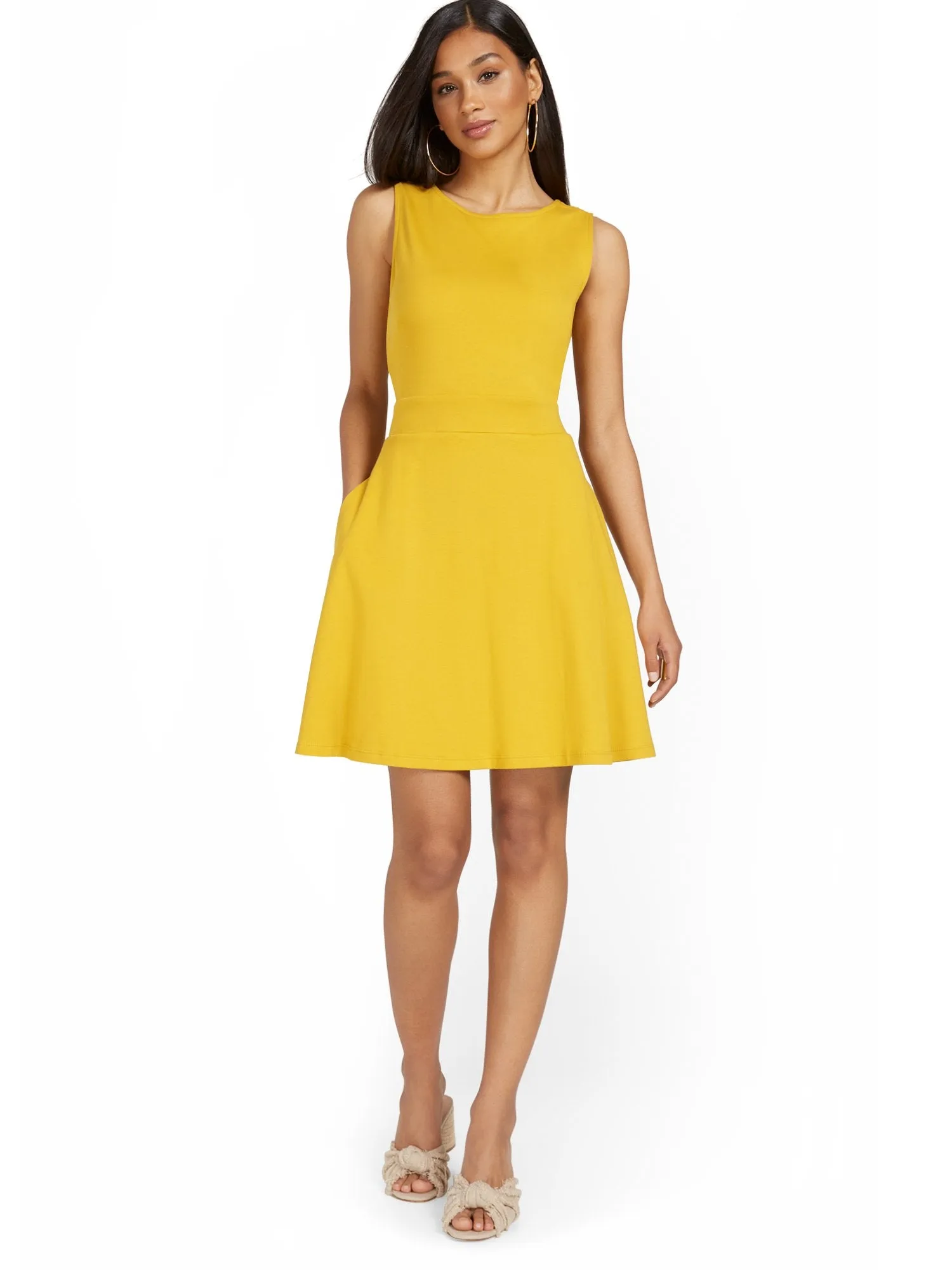 Tall Tie-Back Dress - City Knits