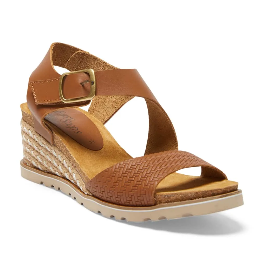 Theo Espadrille in Tan Leather