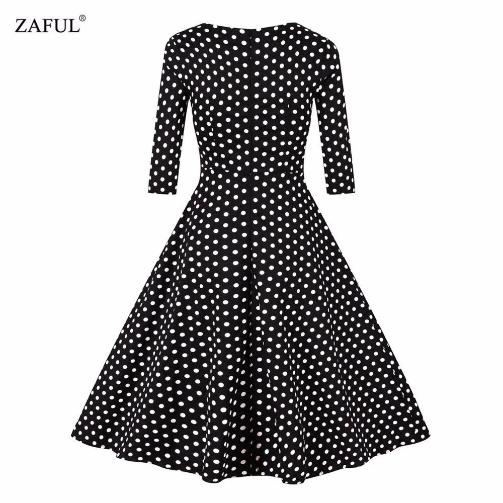 Women Vintage Rockabilly Retro Short Party Dress